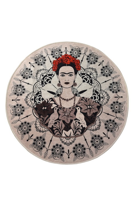 Mijölnir Frida Round (140) Alfombrilla de baño Multicolor